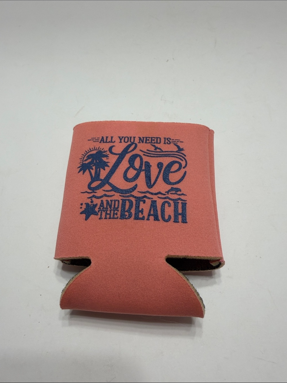 “Love and the Beach Debi & John June 11, 2023” Coral Can Cooler